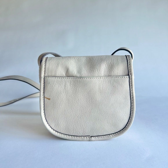 Michael Kors Small Cream Leather Crossbody Shoulder Bag - Picture 6 of 12